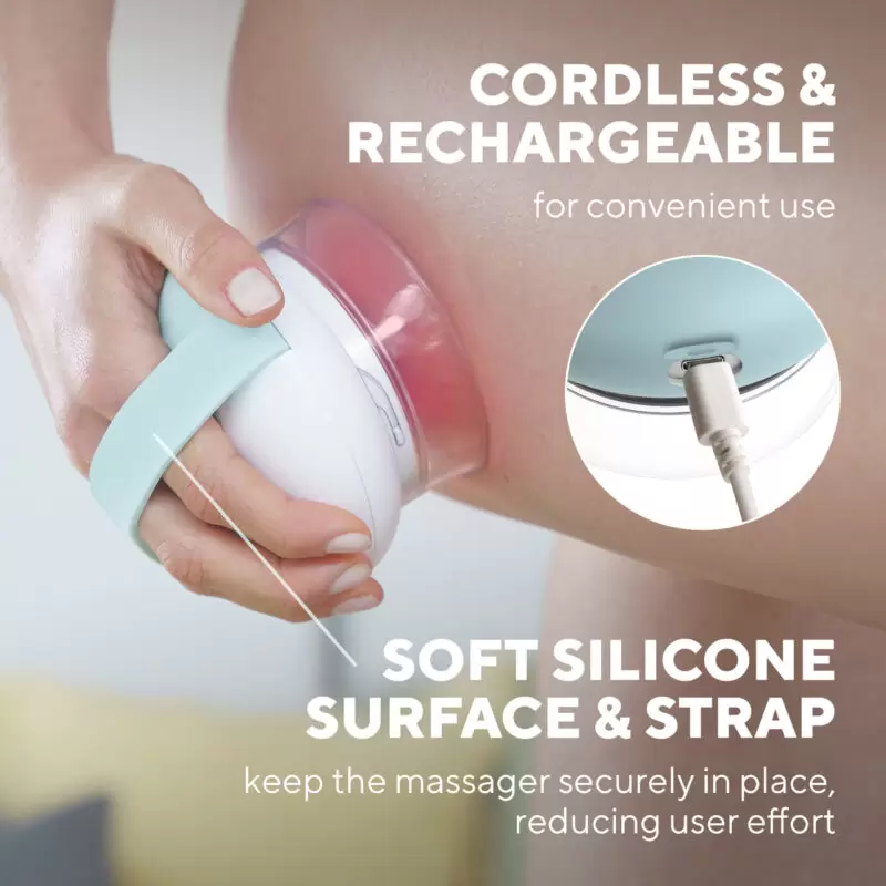 Máy massage trị liệu da làm tan mỡ công nghệ nóng lạnh HoMedics CELL-600-EU 7 Homedics CELL-600-EU giúp làm dịu và săn chắc da