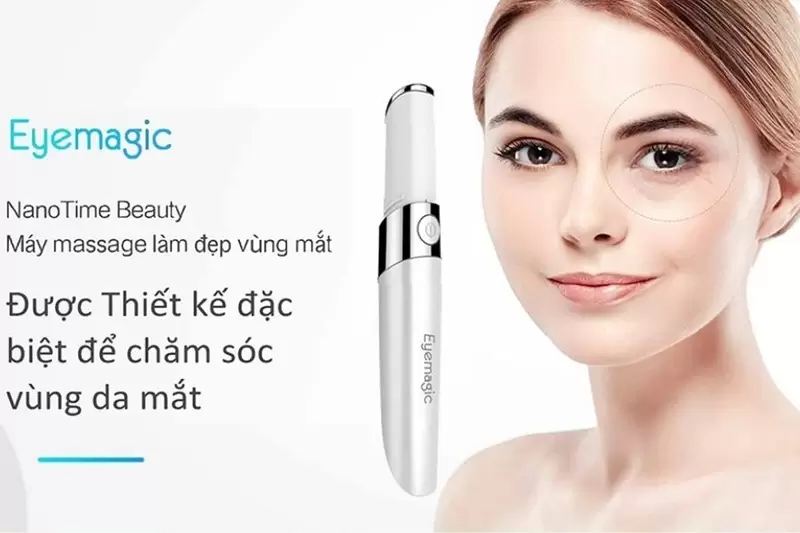 Máy massage mắt giảm quầng thâm NanoTime F52E 5 Máy massage mắt giảm quầng thâm NanoTime F52E chăm sóc vùng mắt hiệu quả