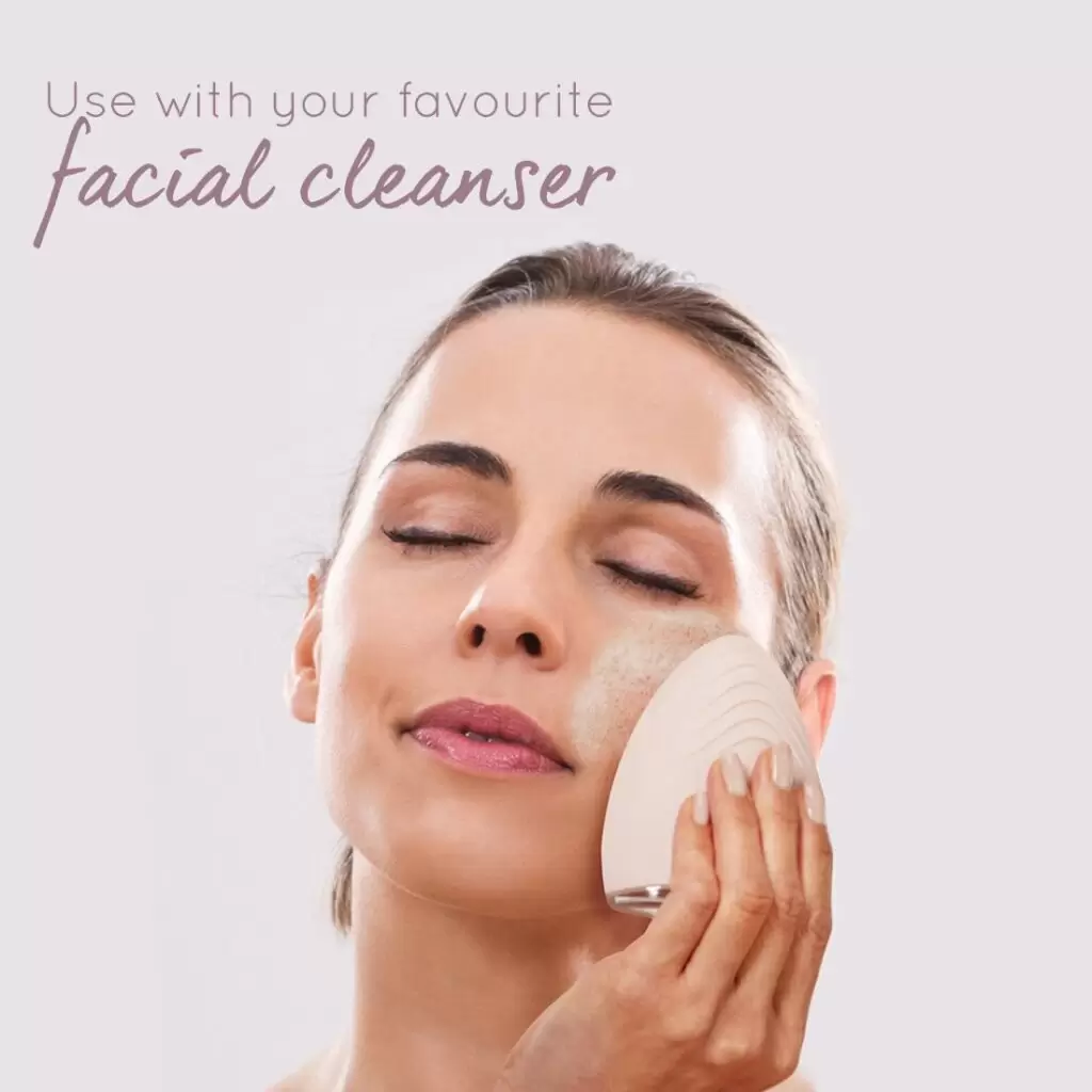 Máy rửa mặt Silicone kháng khuẩn công nghệ siêu âm HoMedics FAC-310 4 Máy rửa mặt Silicone kháng khuẩn công nghệ siêu âm HoMedics FAC-310