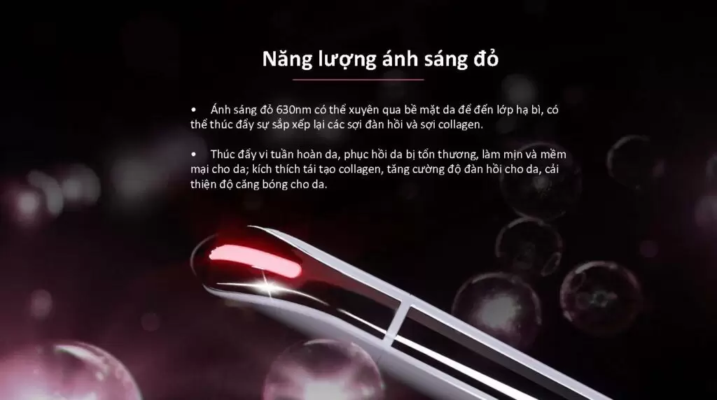 Máy massage mắt giảm quầng thâm NanoTime F51 6 Năng lượng ánh sáng đỏ Photon