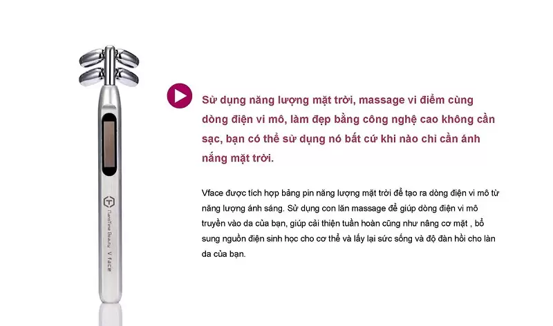 Máy massage nâng cơ tạo khuôn mặt Vline Nanotime F83 5 Nanotime F83L sử dụng dòng điện vi mô để kết hợp với massage