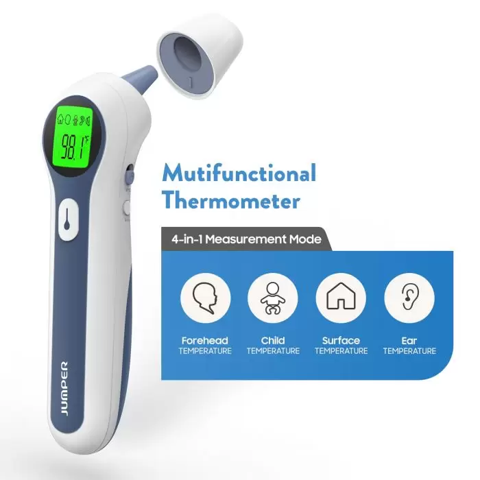 Nhiệt kế điện tử hồng ngoại đo trán và tai Jumper JPD-FR300 4 Nhiệt kế điện tử hồng ngoại đo trán và tai Jumper JPD-FR300