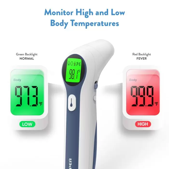 Nhiệt kế điện tử hồng ngoại đo trán và tai Jumper JPD-FR300 5 Nhiệt kế điện tử hồng ngoại đo trán và tai Jumper JPD-FR300