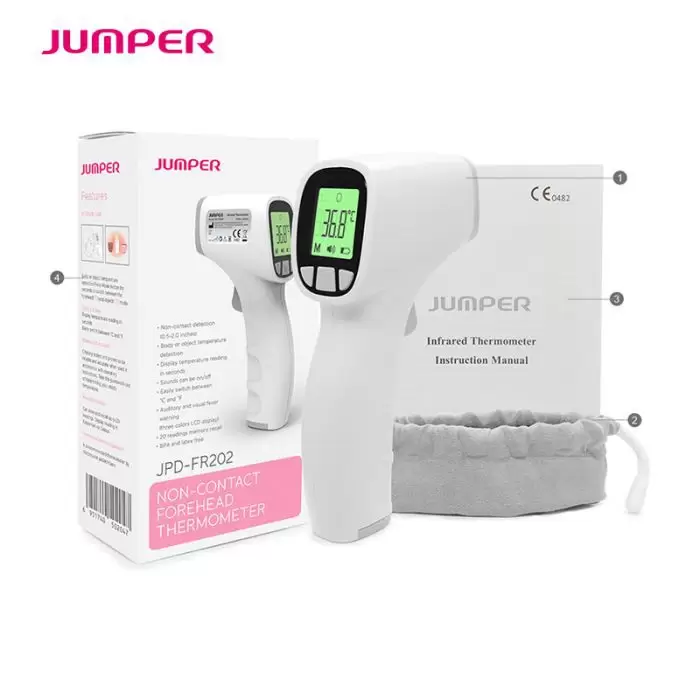 Nhiệt kế hồng ngoại không tiếp xúc Jumper JPD-FR202 4 Nhiệt kế hồng ngoại không tiếp xúc Jumper JPD-FR202