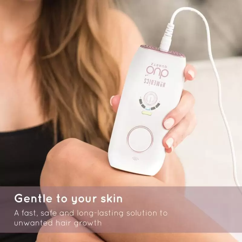 Máy triệt lông cá nhân công nghệ kép IPL&AFT HoMedics IPL-HH390 5 Sử dụng dễ dàng với các vùng da nhạy cảm như vùng mặt, vùng bikini với đầu bắn chuyên biệt